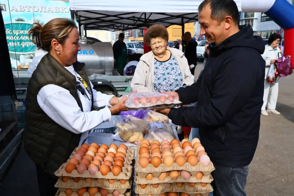 За свежими продуктами — на ярмарку!