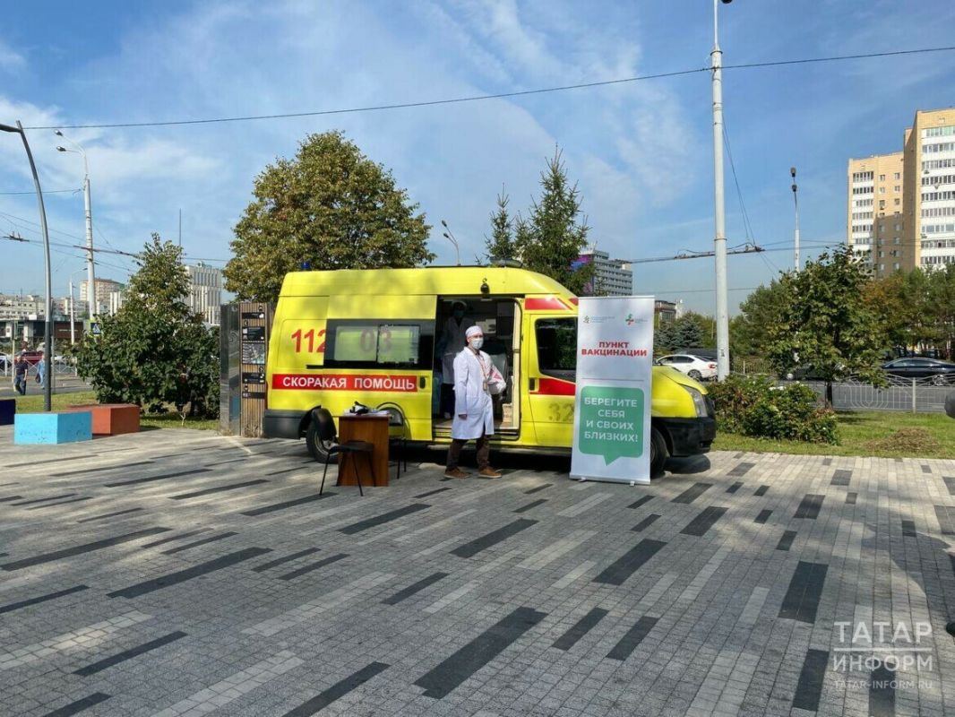 У метро в Казани можно будет сделать прививку от гриппа