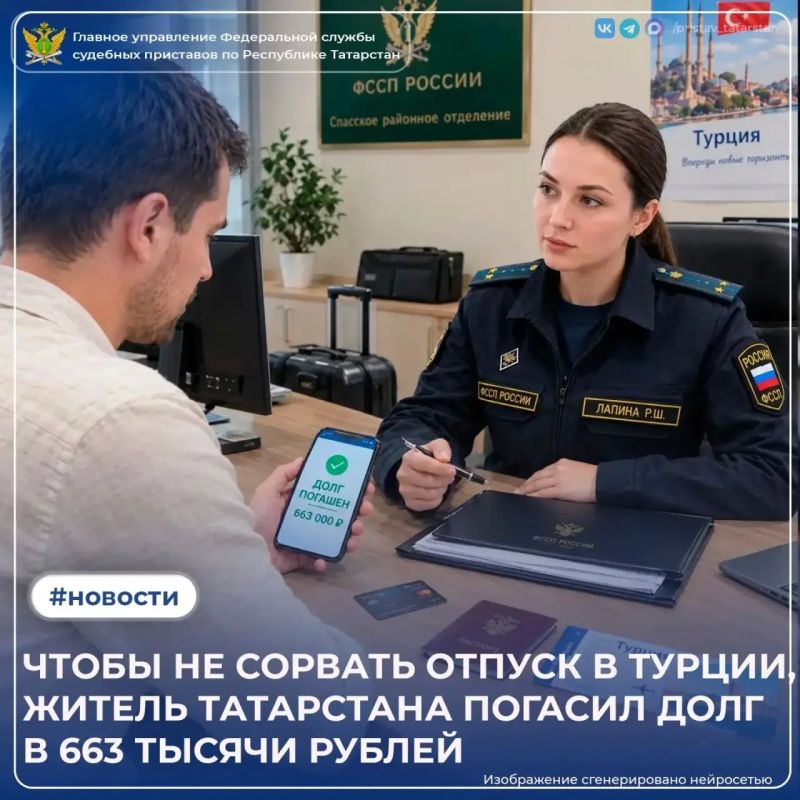 До вылета в Турцию оставалось всего пять дней, когда житель Спасского района получил на «Госуслугах» уведомление об ограничении на выезд из России