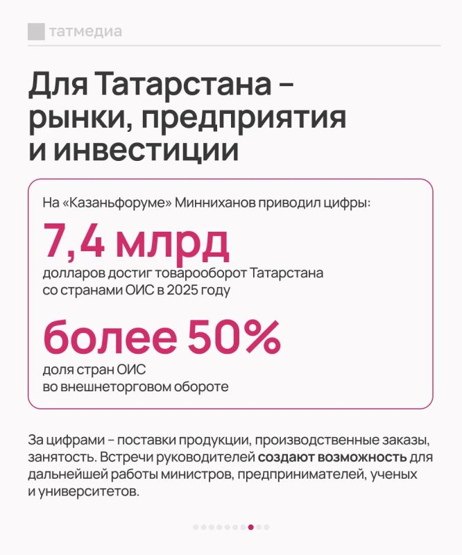 Что дают России международные контакты Рустама Минниханова? Что дают России международные контакты Рустама Минниханова?