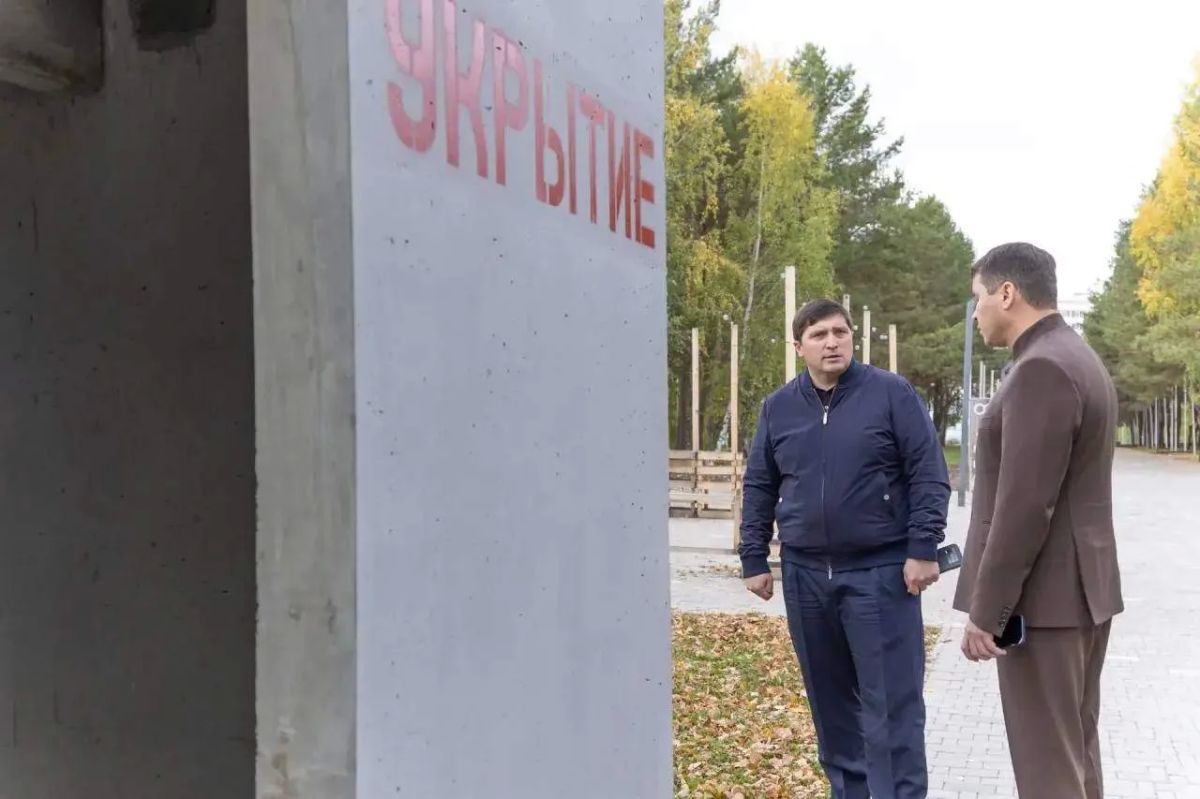 В Татарстане установили первое железобетонное укрытие В Татарстане установили первое железобетонное укрытие
