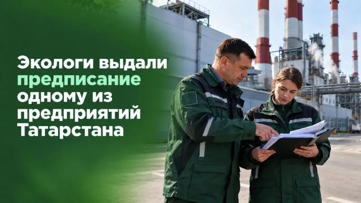 Экологи выдали предписание одному из предприятий Татарстана