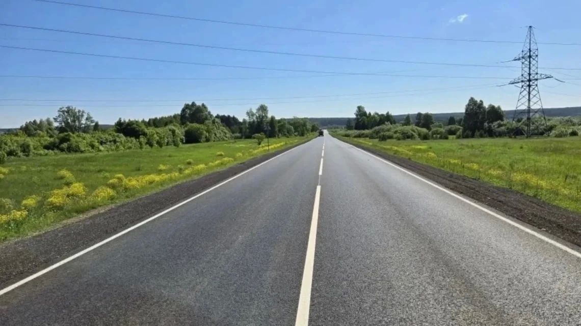 На трассе Казань — Оренбург отремонтировали шесть участков и расширили дорогу в Бавлинском районе