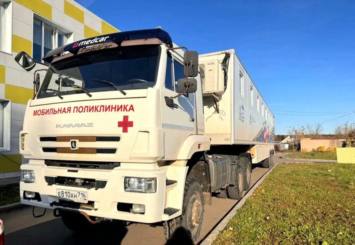 На этой неделе мобильная поликлиника Городской больницы №5 работает в поселке Татарстан Тукаевского района