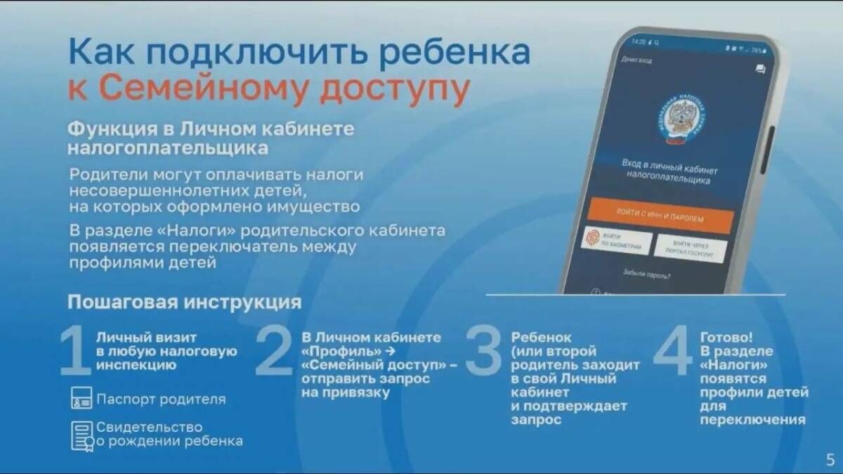 В УФНС по РТ объяснили, как оплатить имущественные налоги за детей