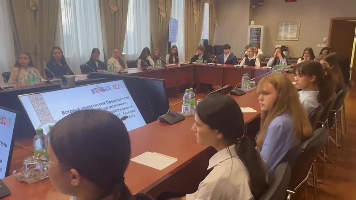 Государственный Совет посетили ученики казанского лицея №177