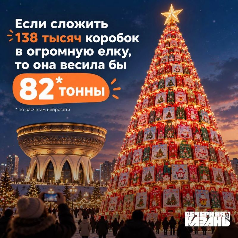В Казани для детей подготовят более 138 тысяч сладких наборов