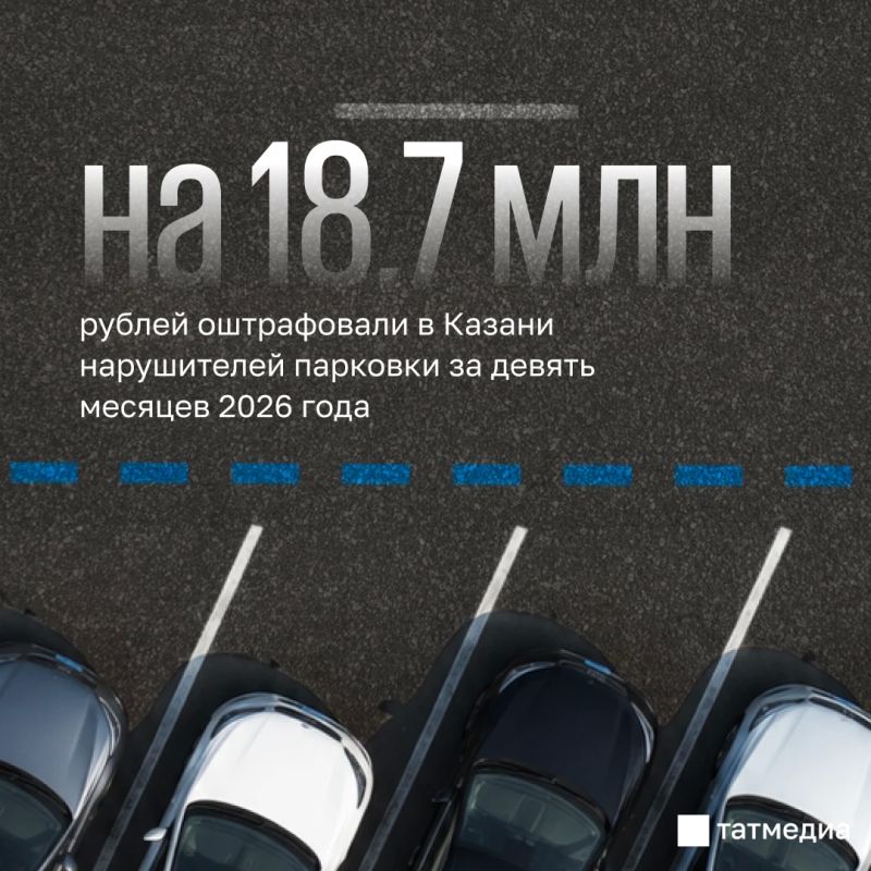 В Казани нарушителей парковки оштрафовали на 18,7 млн рублей