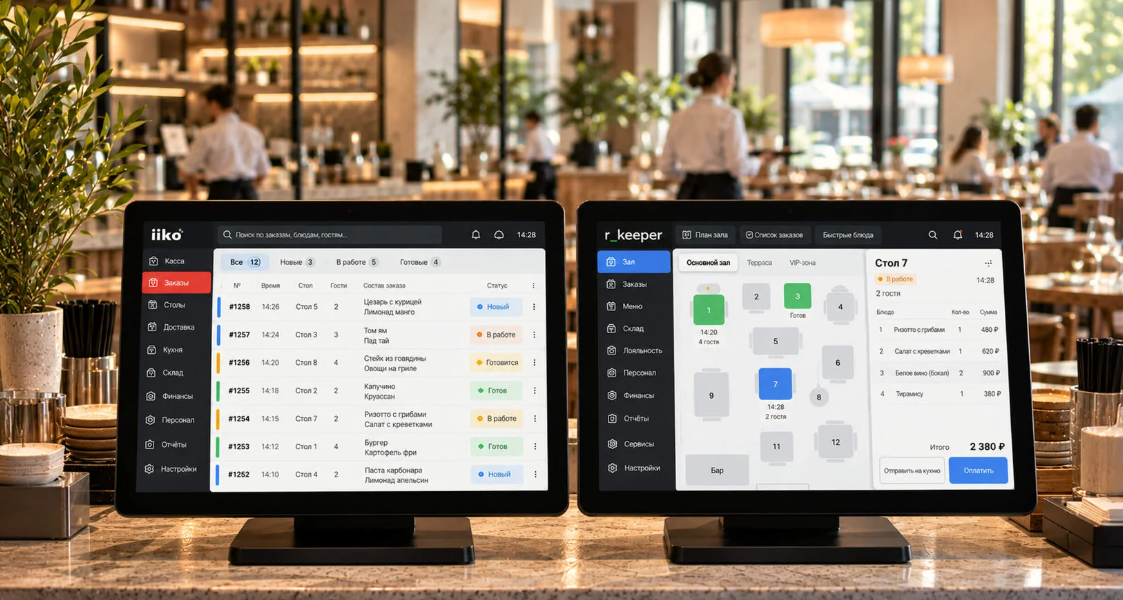 R-Keeper или iiko: какая система автоматизации подойдёт вашему заведению