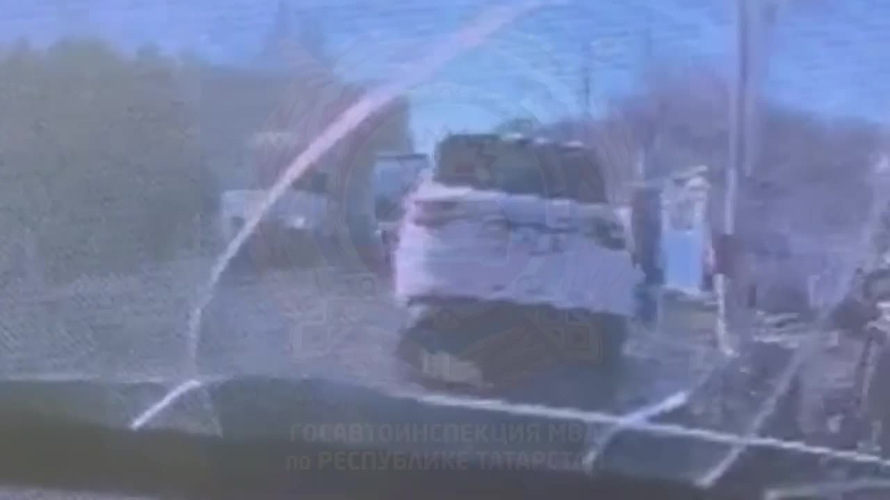 Новые кадры с места массовой аварии под Альметьевском