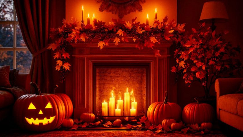 Как украсить интерьер на Хэллоуин: вдохновение для творчества