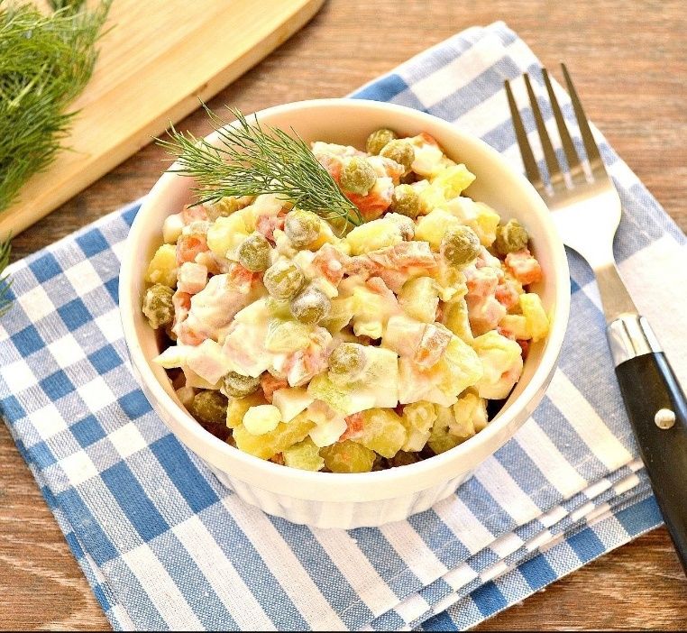 Постное Оливье: необычные рецепты для праздничного стола