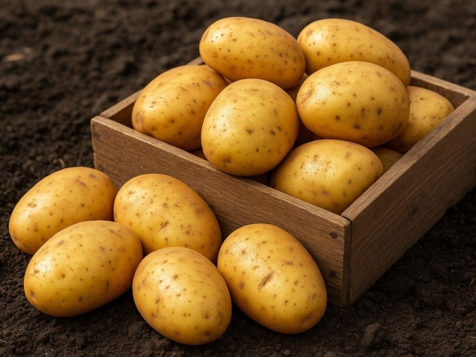 Тёплый взгляд на необычный способ выращивания картофеля с клубнями на нескольких уровнях