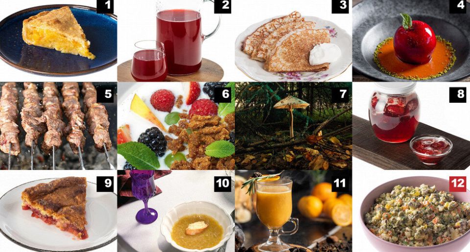 Гастрономическое путешествие по годовым сезонам