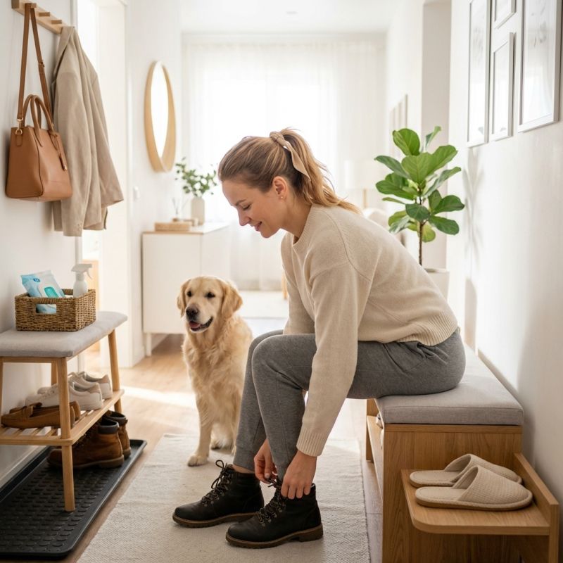 Как устроить идеальную уборку прихожей и защитить дом от микробов